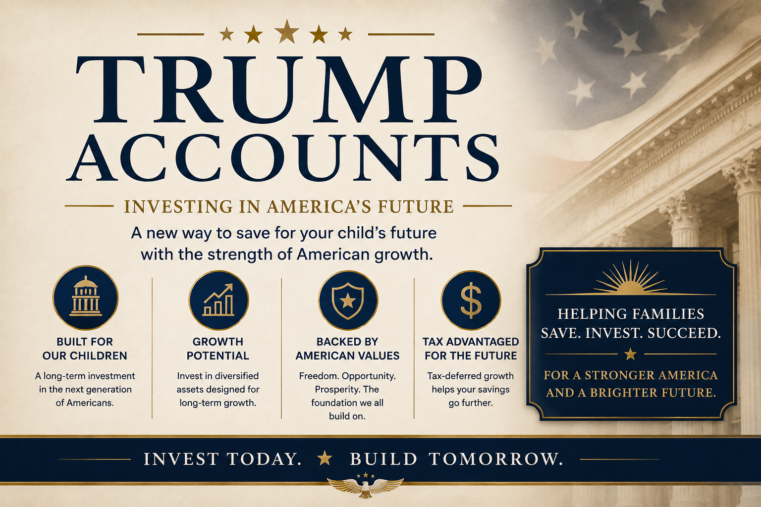 Trump Accounts are Here–What you need to know.